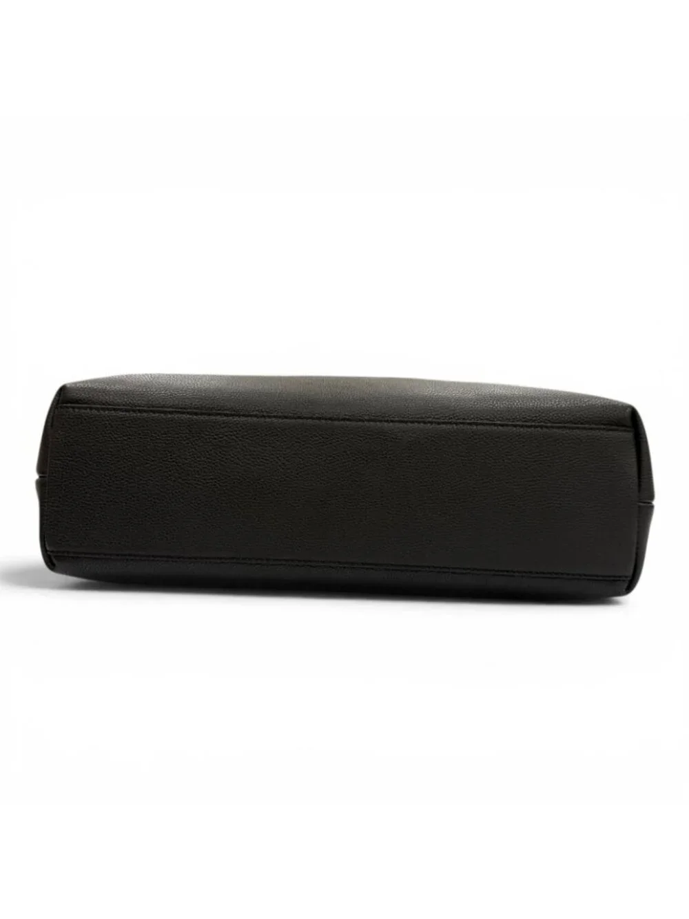 Dolce & Gabbana Leather Cushioned Pocket 2-Way Business Briefcase Black Included